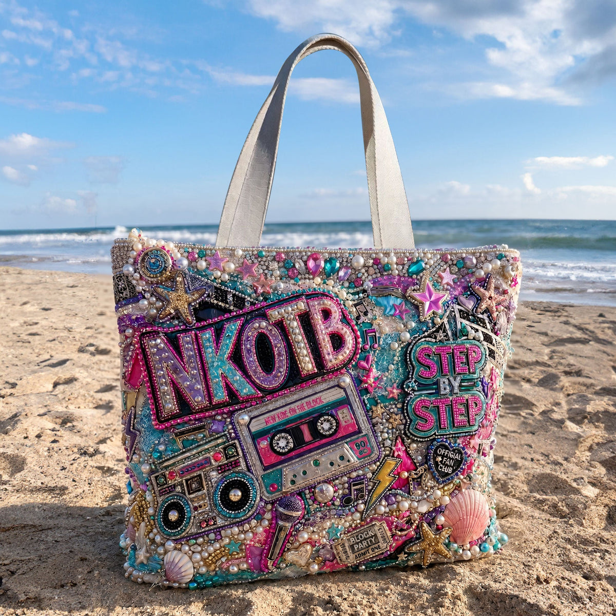 NKOTB Summer Vibes Tote Bag HTTT