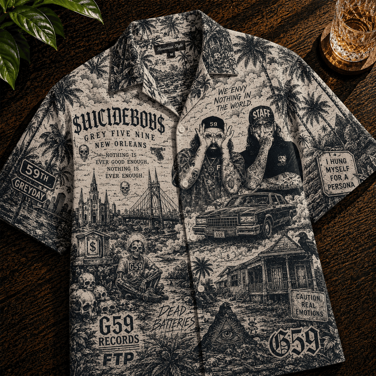 PREMIUM SCB HAWAIIAN SHIRT HQH