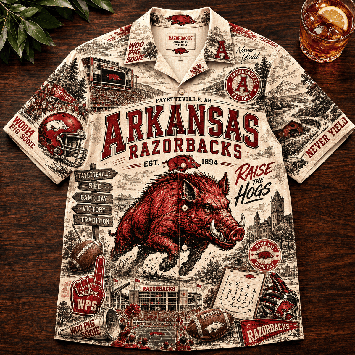 PREMIUM AKR HAWAIIAN SHIRT PDL