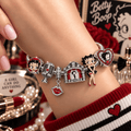 BTB Silver Charm Bracelet Set VTH