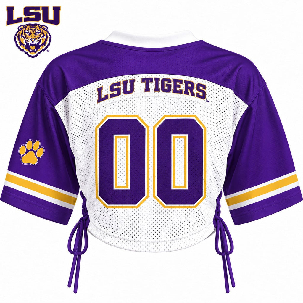 Premium LSU Mesh Short-Sleeve Bandeau & Shorts Set TNSM