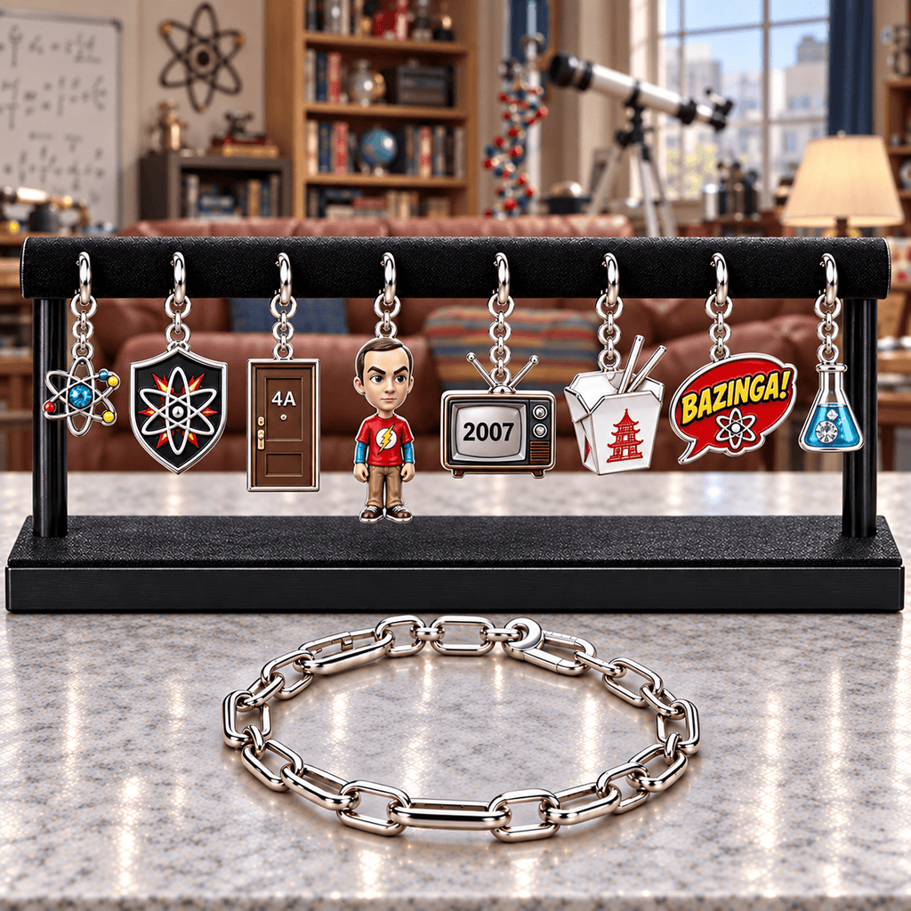TBBT Silver Charm Bracelet Set NTVA