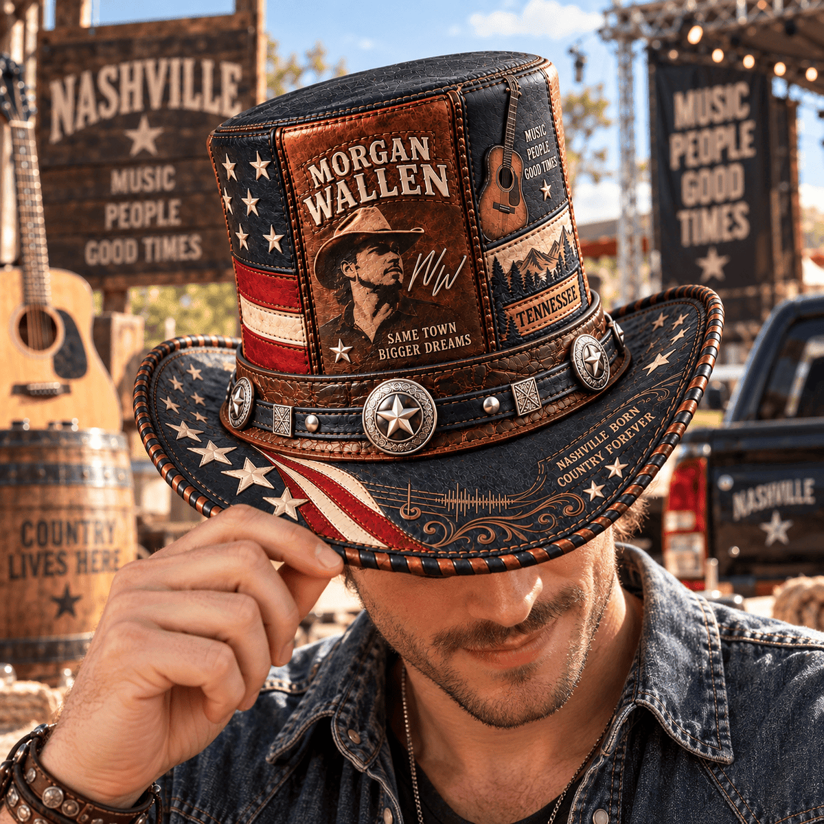 MGWL Premium Leather Top Hat PDL