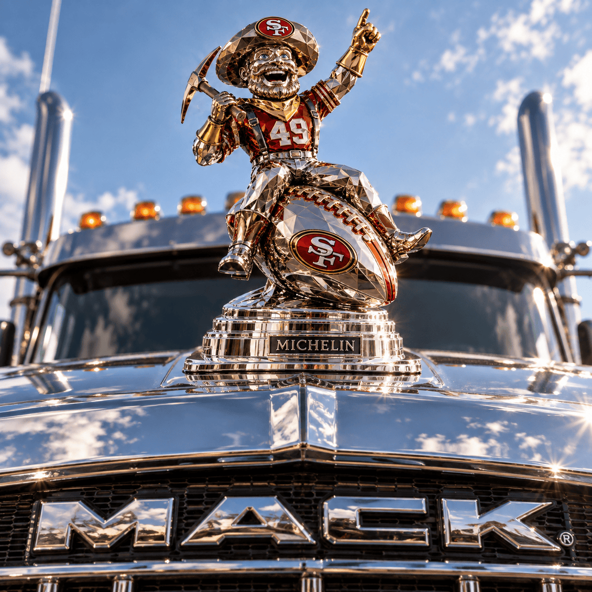 SF49 Premium Car Hood Ornament NPL