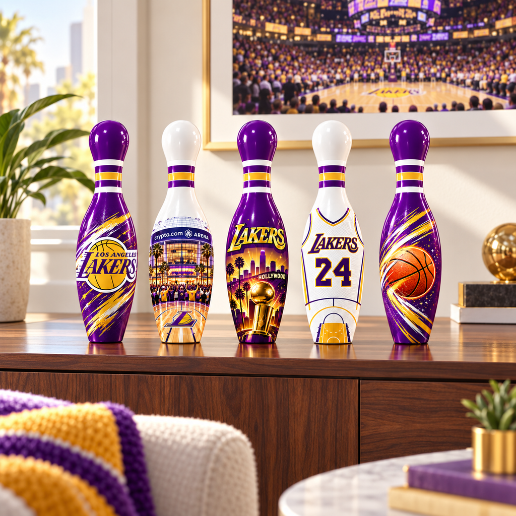 LAL 5-Piece Decorative Bowling Pin Set PNPA